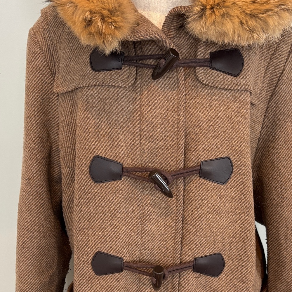 Authentic Pendleton Berkeley Tweed Toggle Coat 16… - image 5